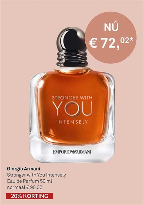 armani parfum aanbieding